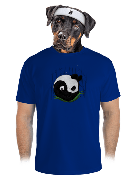 Dvě spící pandy pánské sportovní tričko Royal Blue Mal