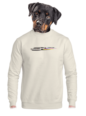 unisex mikina bez kapuce