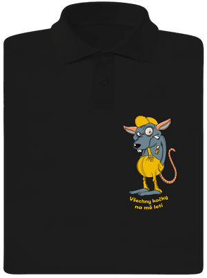 Myšák Casanova pánská polokošile Black