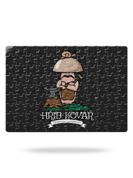 Hřib kovář puzzle White