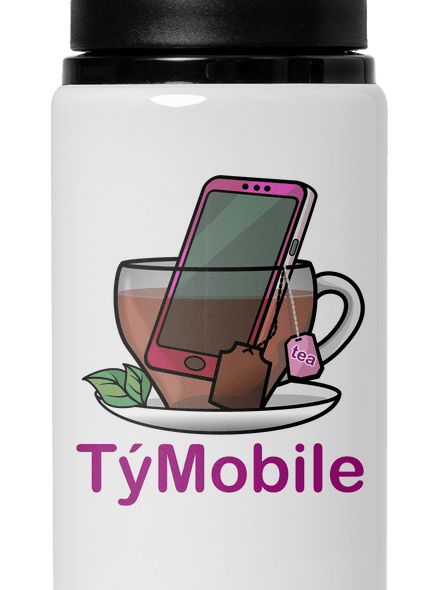 TýMobile lahev na vodu White