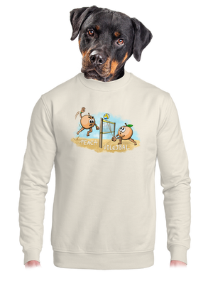 unisex mikina bez kapuce