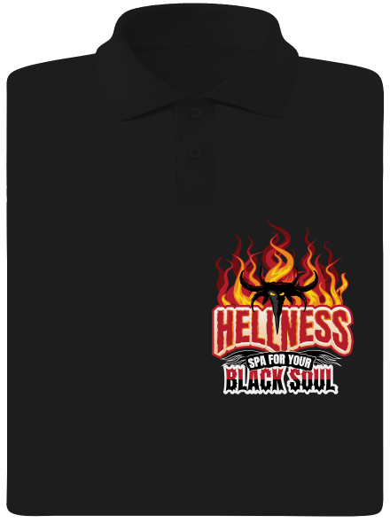 Hellness pánská polokošile Black
