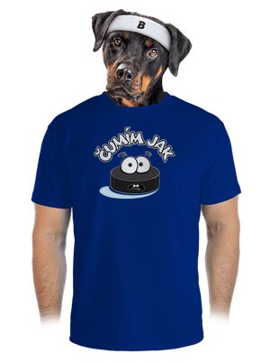 Čumím jak puk pánské sportovní tričko Royal Blue Mal