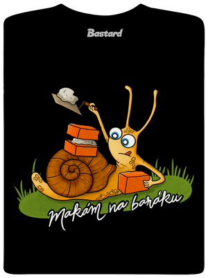 Makám na baráku pánské tričko Black