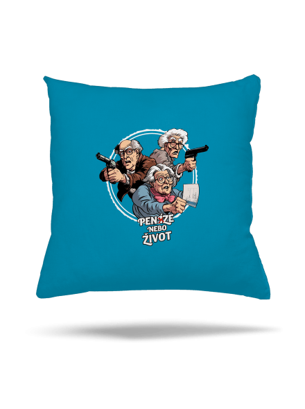 Penze nebo život polštář Blue Turquoise