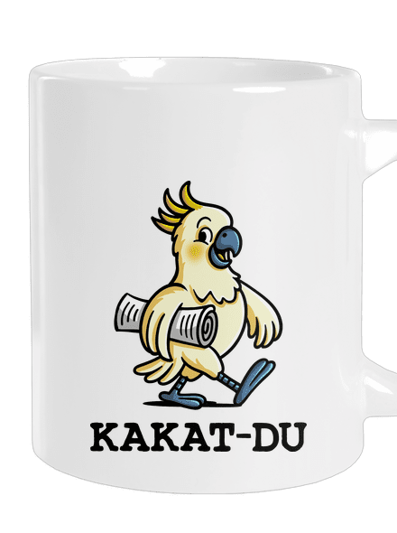 Kakat-du velký hrnek White