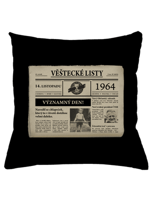 Věštecké listy polštář Black