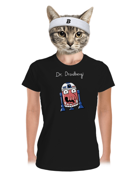 Dr. Droidberg dámské sportovní tričko Black