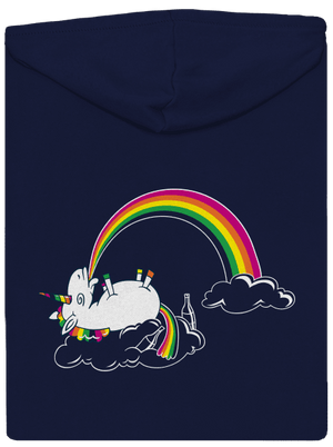 Tajemství duhy pánská mikina na zip Navy