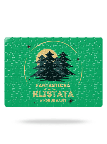 Fantastická klíšťata puzzle White