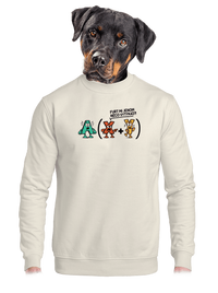 unisex mikina bez kapuce