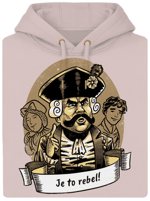 B14: S čerty nejsou žerty unisex mikina premium Rose Chalk