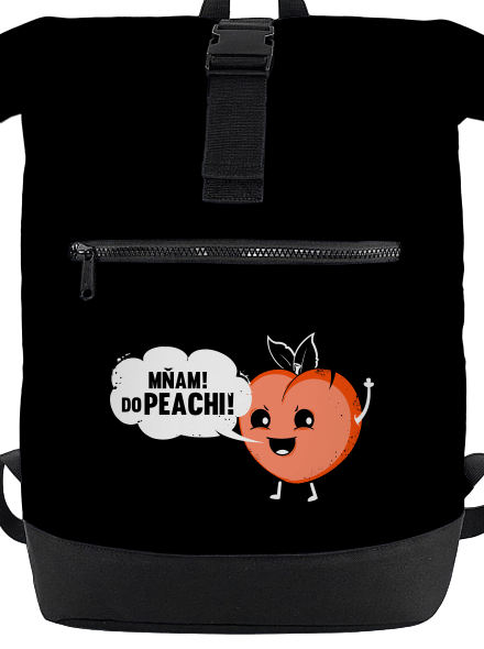 Mňam do peachi batoh Black