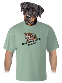 unisex tričko oversized