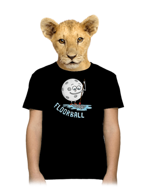 Floorball dětské tričko Black