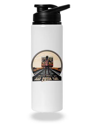 Fotím vlaky lahev na vodu White