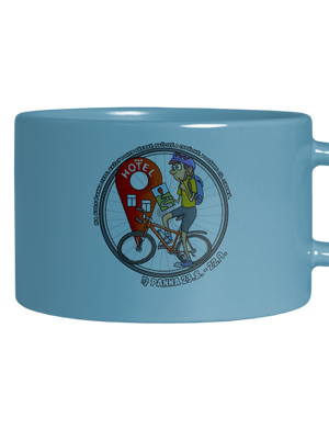 Cyklistický horoskop: Panna hrnek makronka Blue Macaron