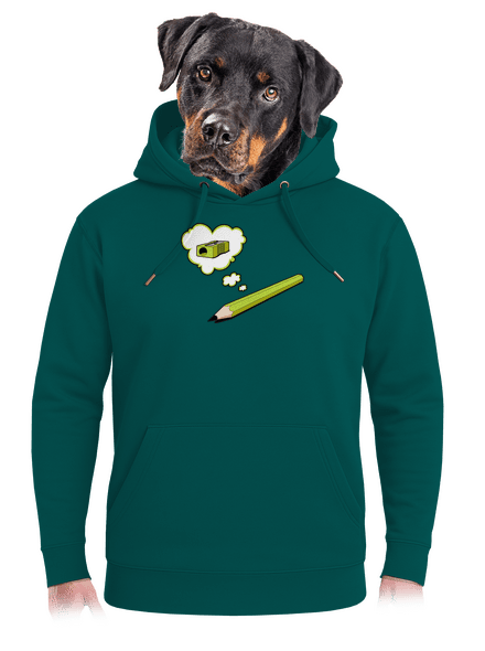 Tužka a Ořezávátko unisex mikina premium Emerald Green