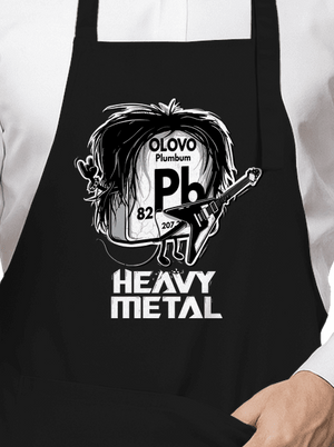 Heavy Metal zástěra Black