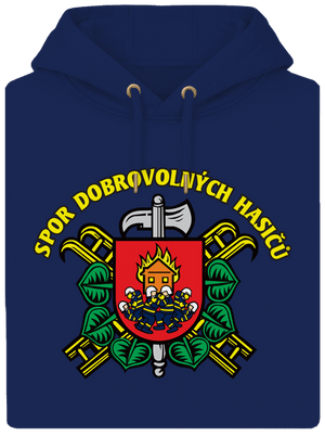 Spor dobrovolných hasičů unisex mikina premium Navy