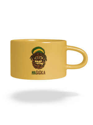 Hašiška hrnek makronka Yellow Macaron