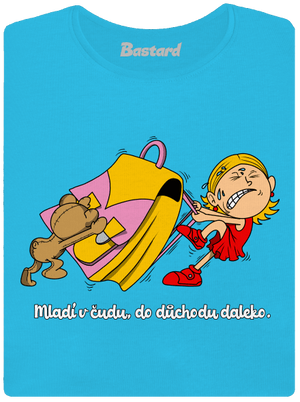 Školačka dámské tričko Blue Atol