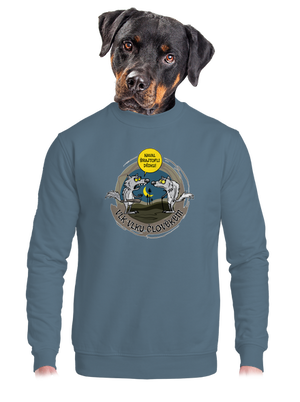 unisex mikina bez kapuce