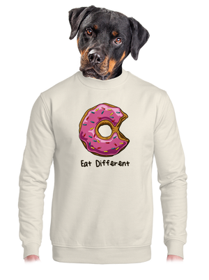 unisex mikina bez kapuce