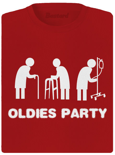 Oldies party dámské sportovní tričko Red Mal