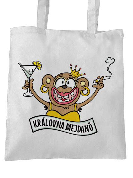 Královna mejdanů taška White