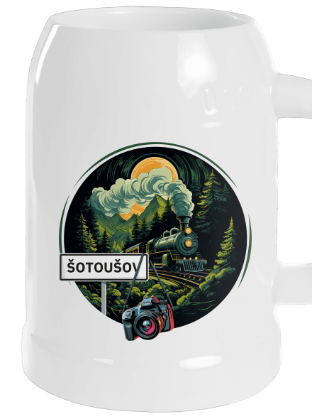 Šotoušov půllitr White