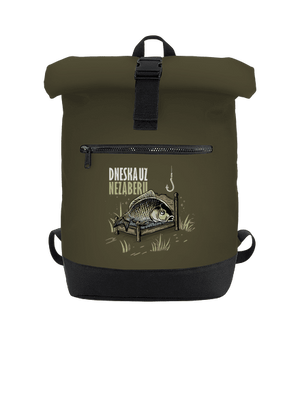 Dneska už nezaberu batoh Military Green