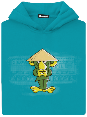 Dobí den dětská mikina klokanka Hawaiian Blue
