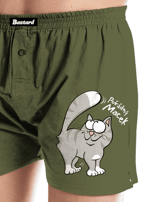 Macek a Micina pánské trenky Khaki