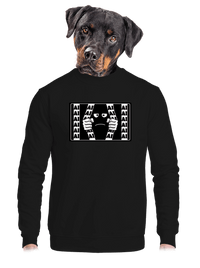 unisex mikina bez kapuce