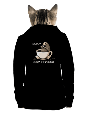 V pressu dámská mikina na zip Black