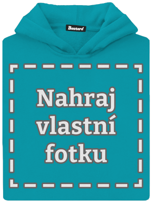 Vlastní potisk dětská mikina klokanka Hawaiian Blue