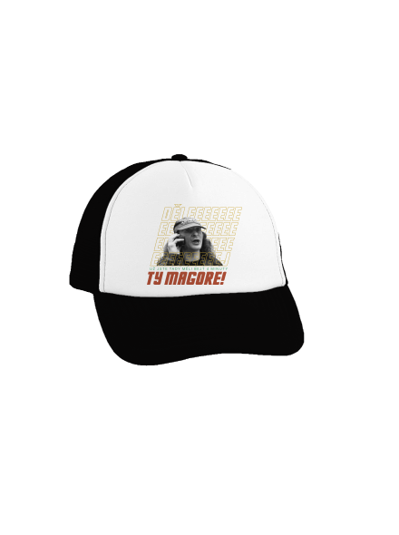 B18 - Jiří Kára kšiltovka truckerka Black cap