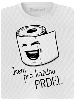 Prdel dámské sportovní tričko White