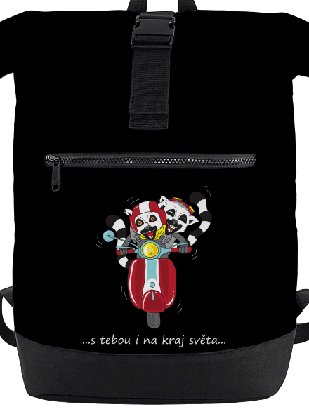 S tebou i na kraj světa batoh Black