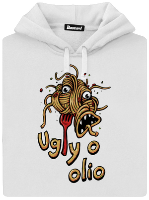 Ugly o olio dámská mikina klokanka White