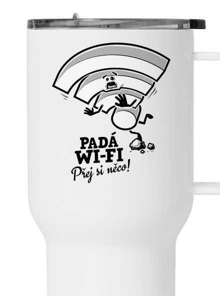 Padá wi-fi termohrnek White