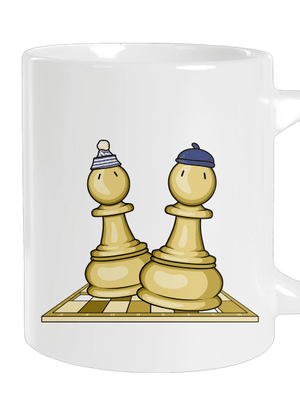 Šach a Mat velký hrnek White
