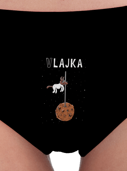 Vlajka dámské kalhotky Black