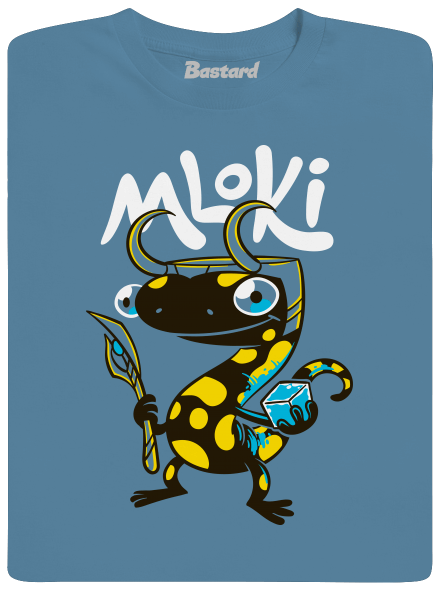 mLoki pánské tričko Stone Blue
