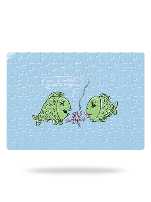 Háček puzzle White