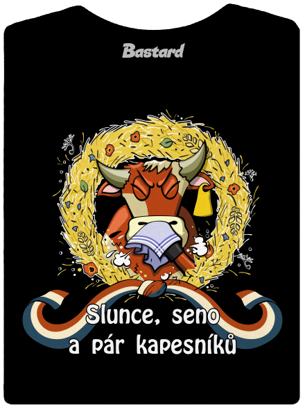 Slunce, seno a pár kapesníků dámské tričko Black
