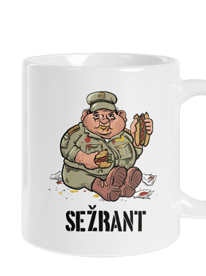 Sežrant klasický hrnek White