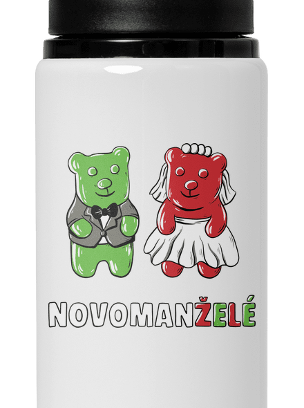 Novomanželé z želé lahev na vodu White